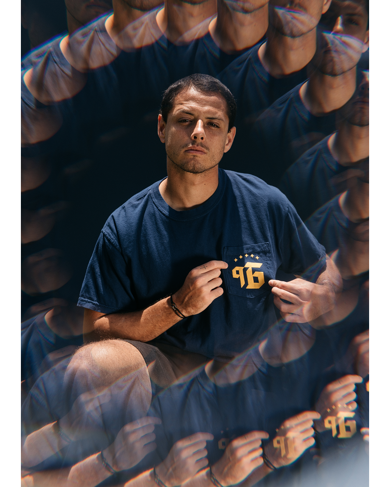 LA GALAXY ORIGINAL RETRO NINETY 6 SHORT SLEEVE NAVY T-SHIRT