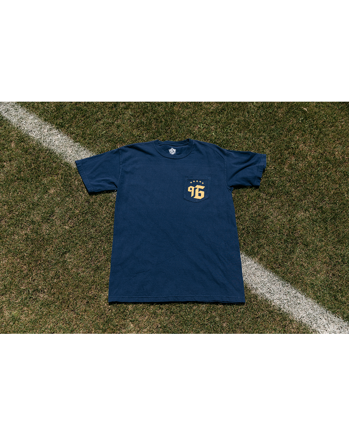 LA GALAXY ORIGINAL RETRO NINETY 6 SHORT SLEEVE NAVY T-SHIRT