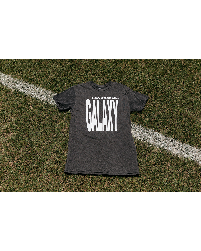 LA GALAXY ORIGINAL RETRO 96 BLACK GALAXY SHORT SLEEVE T-SHIRT