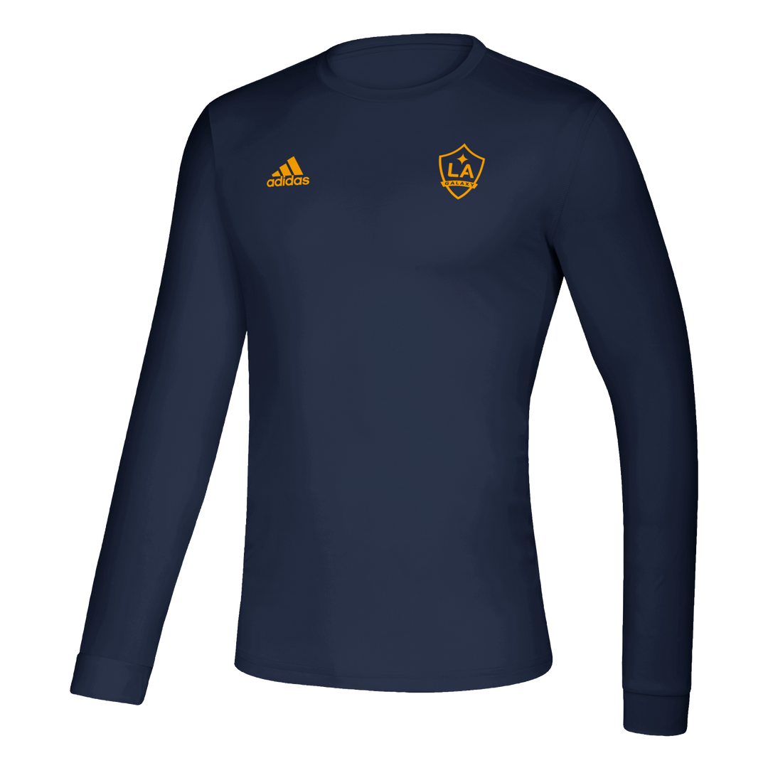 LA Galaxy adidas Marketplace Navy Long Sleeve Shirt