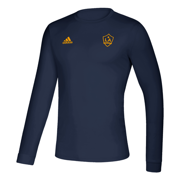 LA Galaxy adidas Marketplace Navy Long Sleeve Shirt