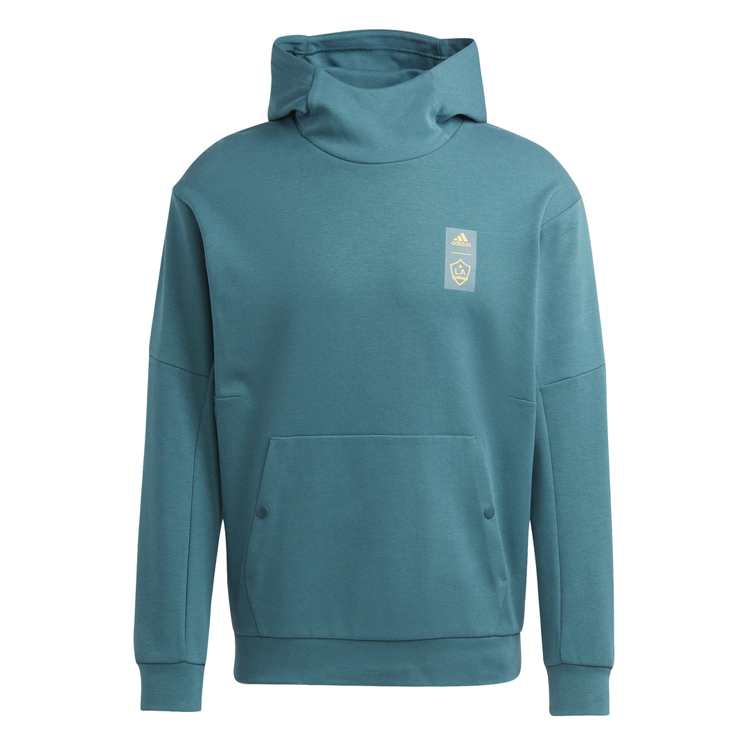 LA Galaxy 2023 adidas Travel Teal Hoodie