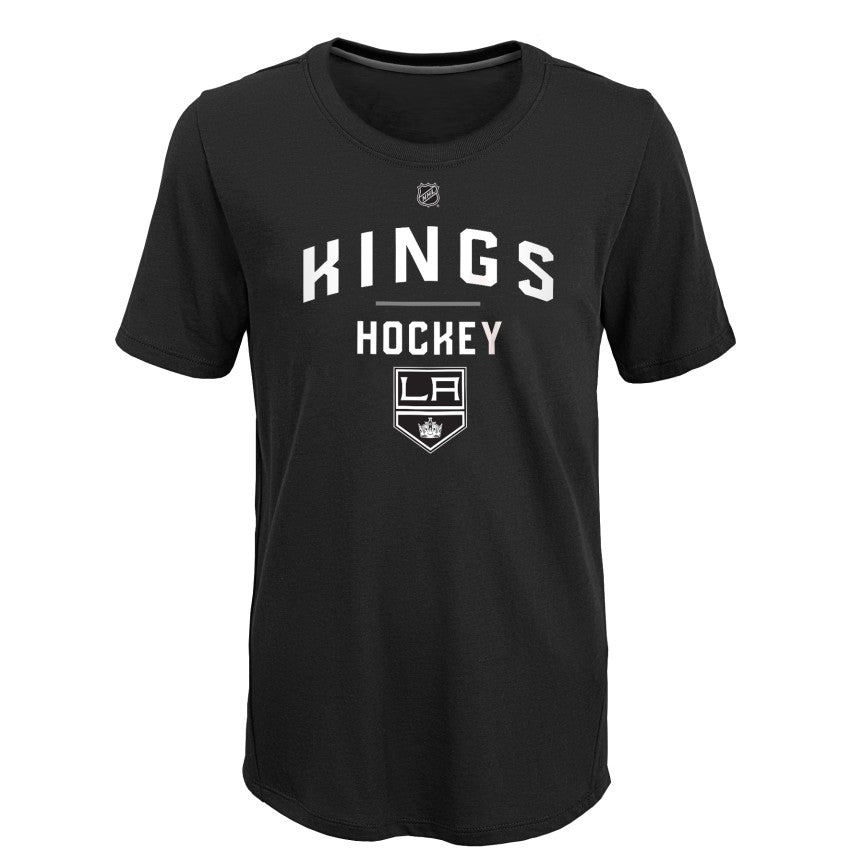 LA Kings Youth Unassisteed Goal Short Sleeve Tee - Black