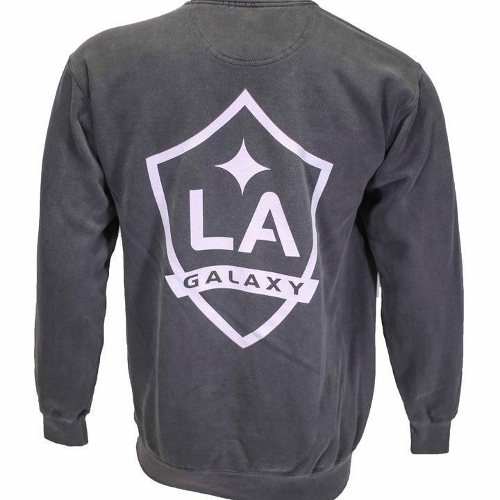 LA Galaxy 2022 Fleece Crew Neck Mineral Wash Sweatshirt - Unisex
