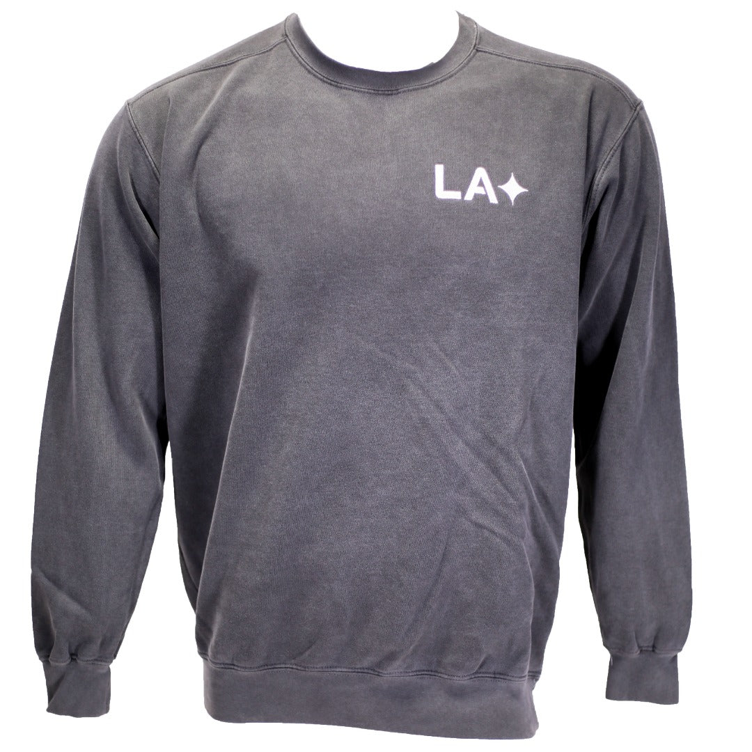 LA Galaxy 2022 Fleece Crew Neck Mineral Wash Sweatshirt - Unisex