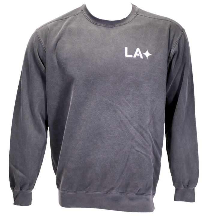 LA Galaxy 2022 Fleece Crew Neck Mineral Wash Sweatshirt - Unisex