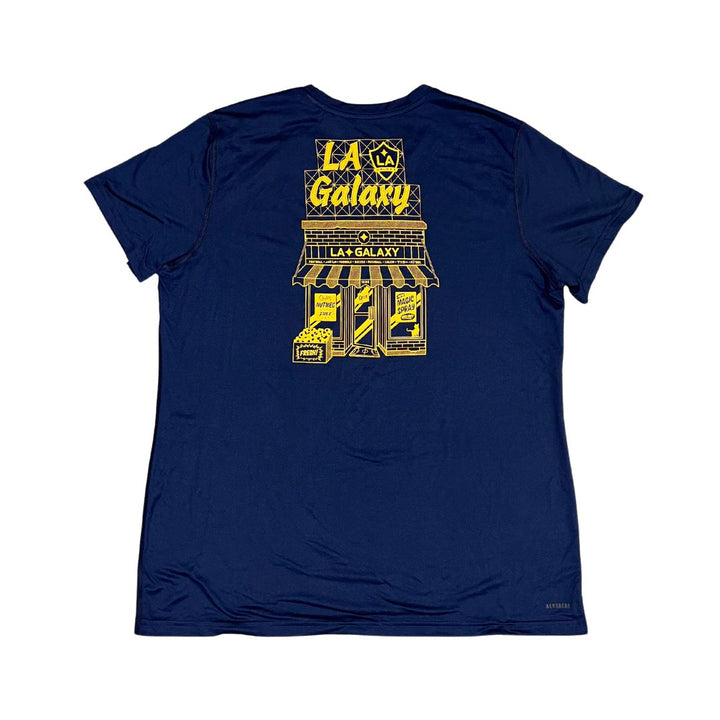 LA Galaxy Women's adidas Quality Megs Navy T-Shirt
