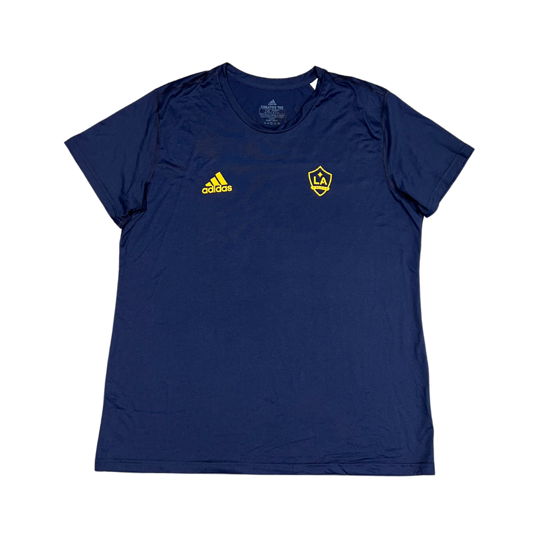 LA Galaxy Women's adidas Quality Megs Navy T-Shirt