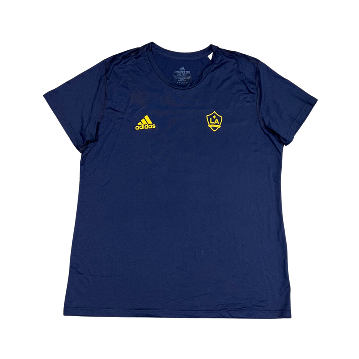 LA Galaxy Women's adidas Quality Megs Navy T-Shirt