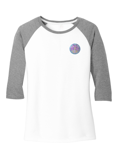 Los Angeles Sparks Women's Bling Raglan Long Sleeve T-shirt