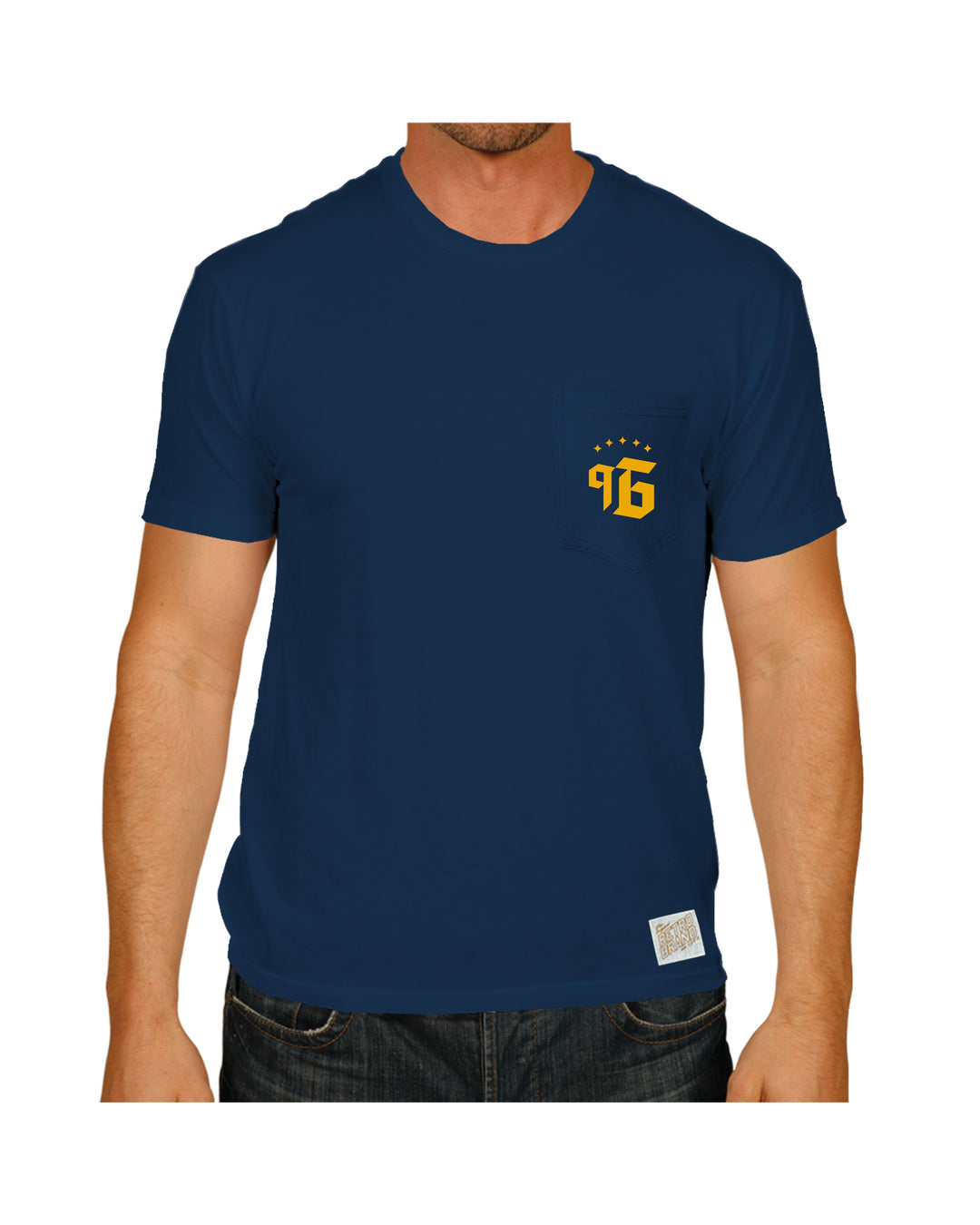 LA GALAXY ORIGINAL RETRO NINETY 6 SHORT SLEEVE NAVY T-SHIRT