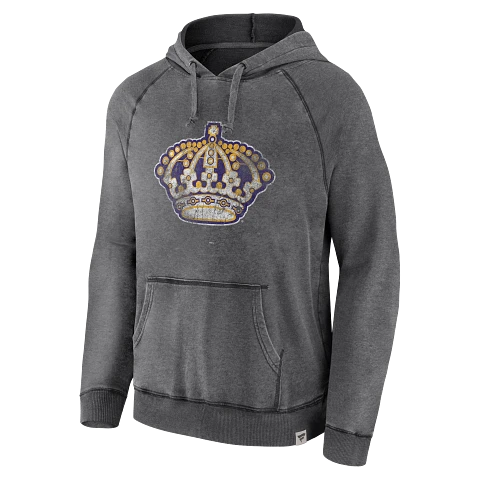 Los Angeles Kings Reverse Retro 22 LS Snow Washed Po Hoodie S