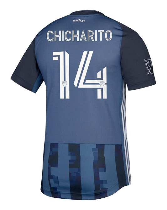 2022-23 LA Galaxy Home Authentic White Jersey With 14 Javier Hernandez  Chicharito printed