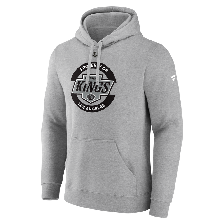 LA KINGS PRO PRACTICE COTTON FLEECE PULLOVER HOOD