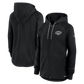 LA KINGS WOMENS AUTHENTIC PRO RINK FULL ZIP FLEECE JACKET