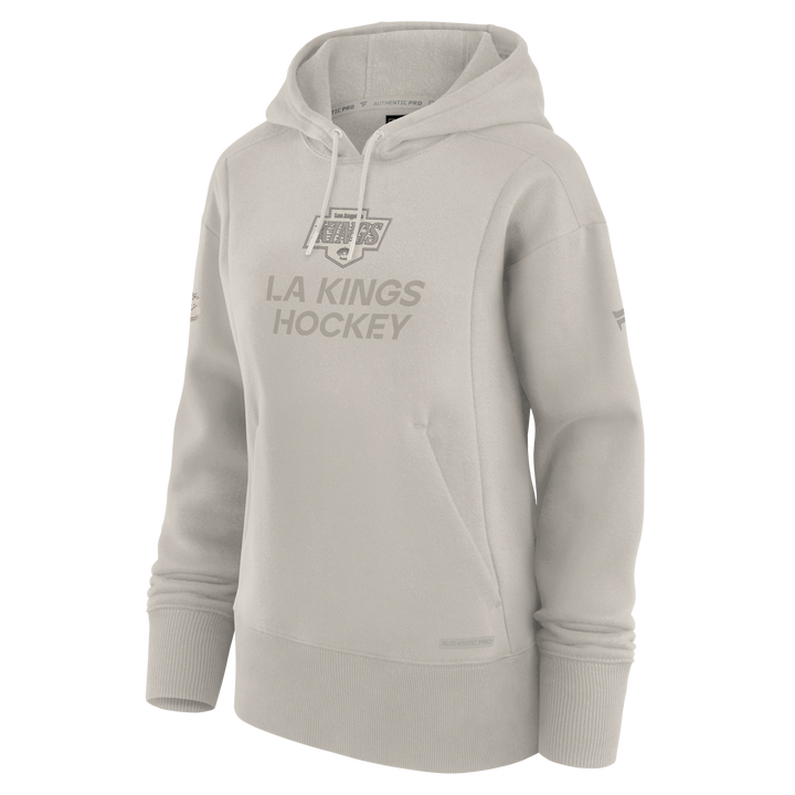 LA KINGS WOMENS AUTHENTIC ROAD COTTON FLEECE PULLOVER HOOD