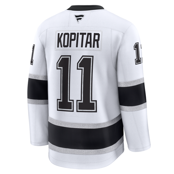 LA Kings Anže Kopitar Premium White Away Jersey