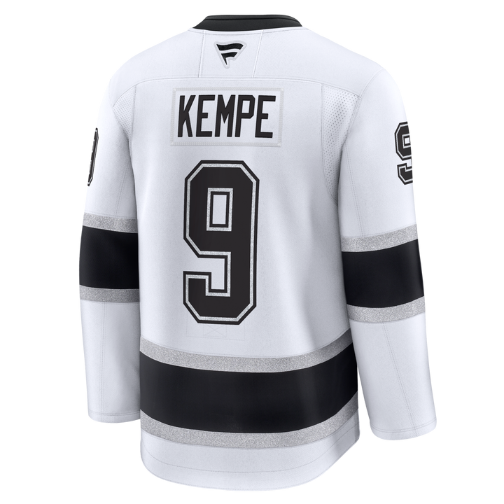 LA Kings Adrian Kempe Premium White Away Jersey