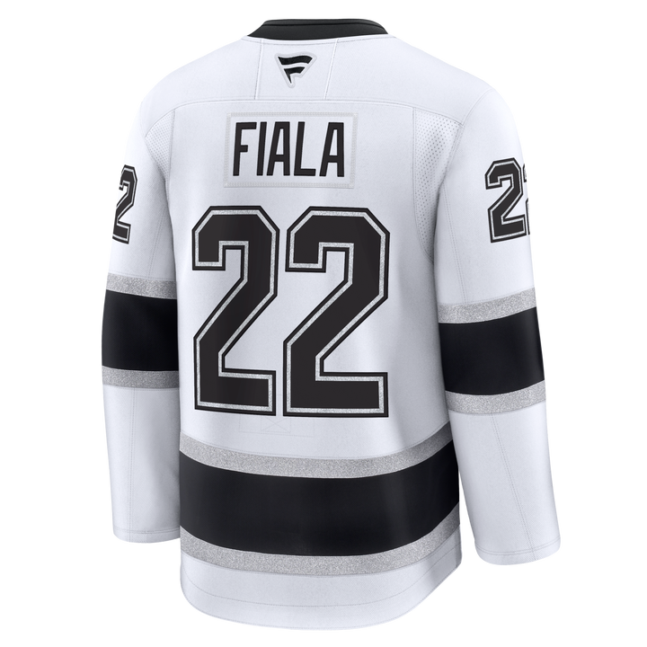 LA Kings Kevin Fiala Premium White Away Jersey