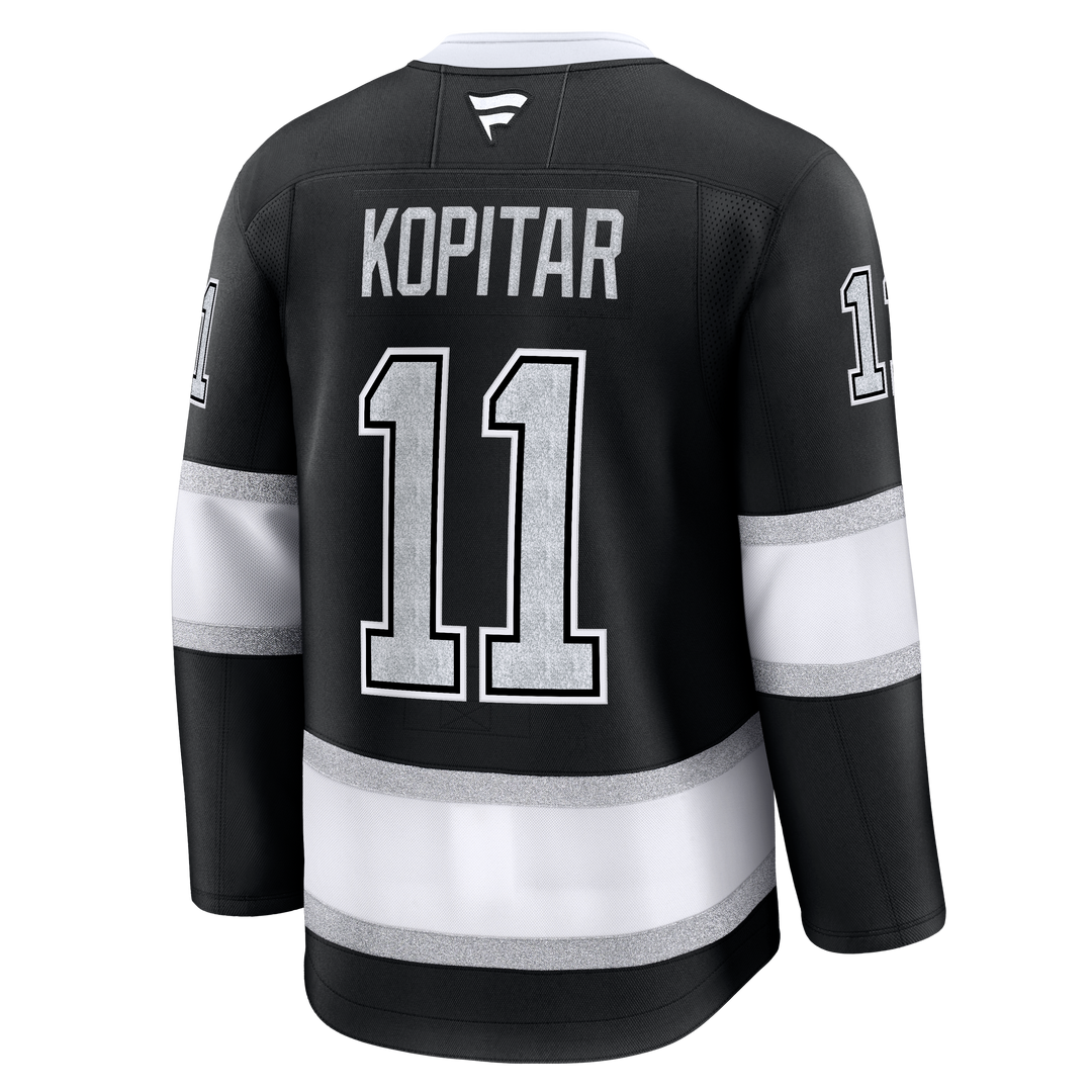 LA Kings Anže Kopitar Premium Black Home Jersey