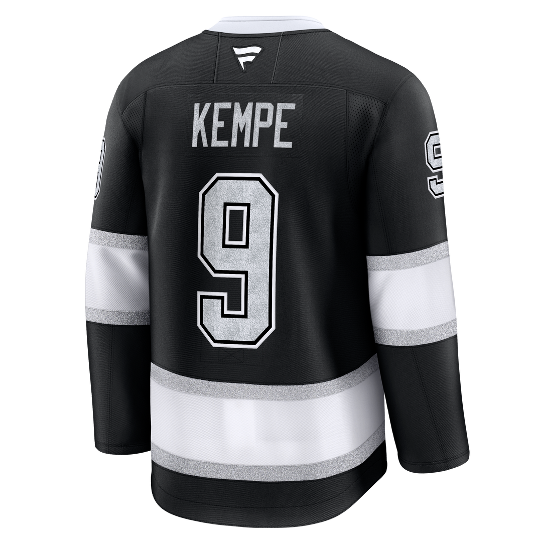 LA Kings Adrian Kempe Premium Black Home Jersey