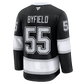 Kings Quinton Byfield Premium Black Home Jersey