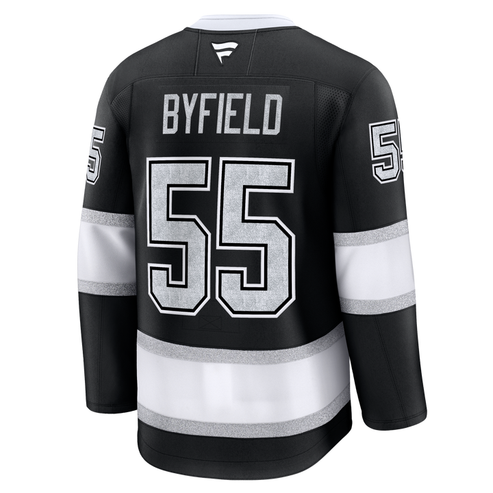 LA Kings Quinton Byfield Premium Black Home Jersey