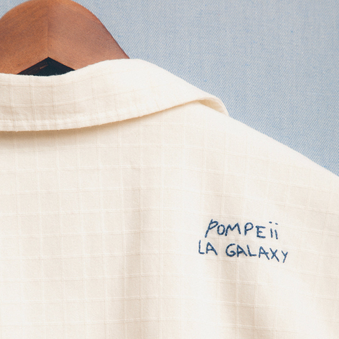 LA Galaxy Men's Pompeii Button Up Shirt