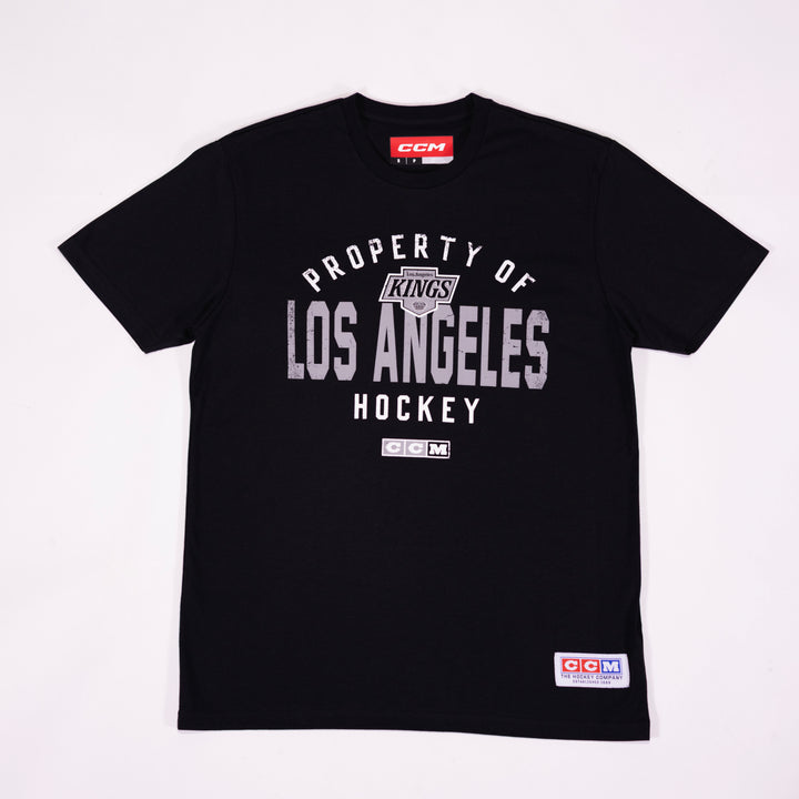 LA Kings CCM Black Short Sleeve Tee