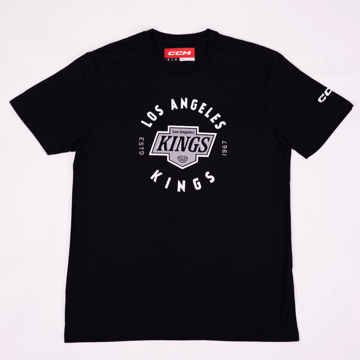 LA Kings CCM Black Short Sleeve Tee