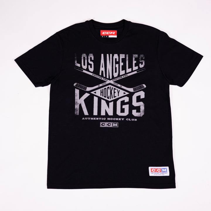 LA Kings CCM Black Short Sleeve Tee