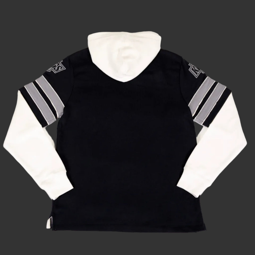 KINGS 47 SPLIT ZONE CRNBK LAYERED HOODIE