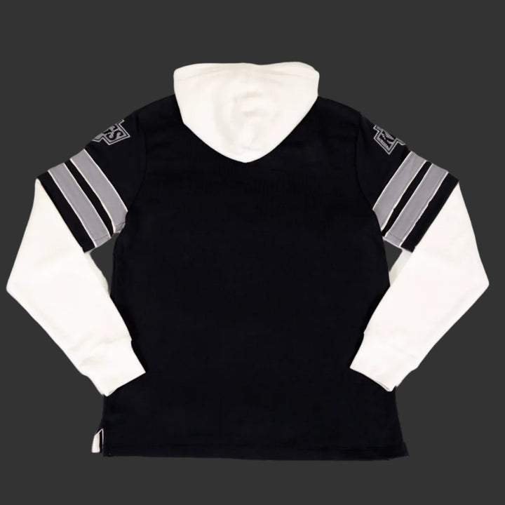 KINGS 47 SPLIT ZONE CRNBK LAYERED HOODIE