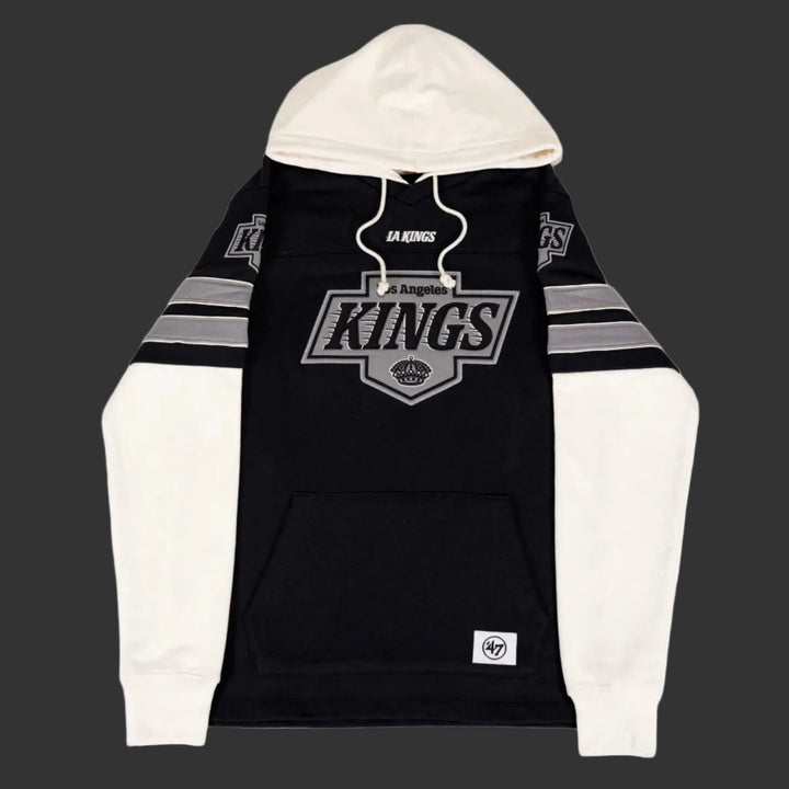 KINGS 47 SPLIT ZONE CRNBK LAYERED HOODIE