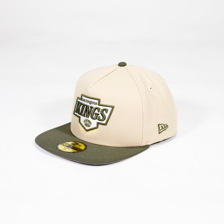 KINGS 5950 CLR PK25 2T TAN OLIVE FITTED HAT