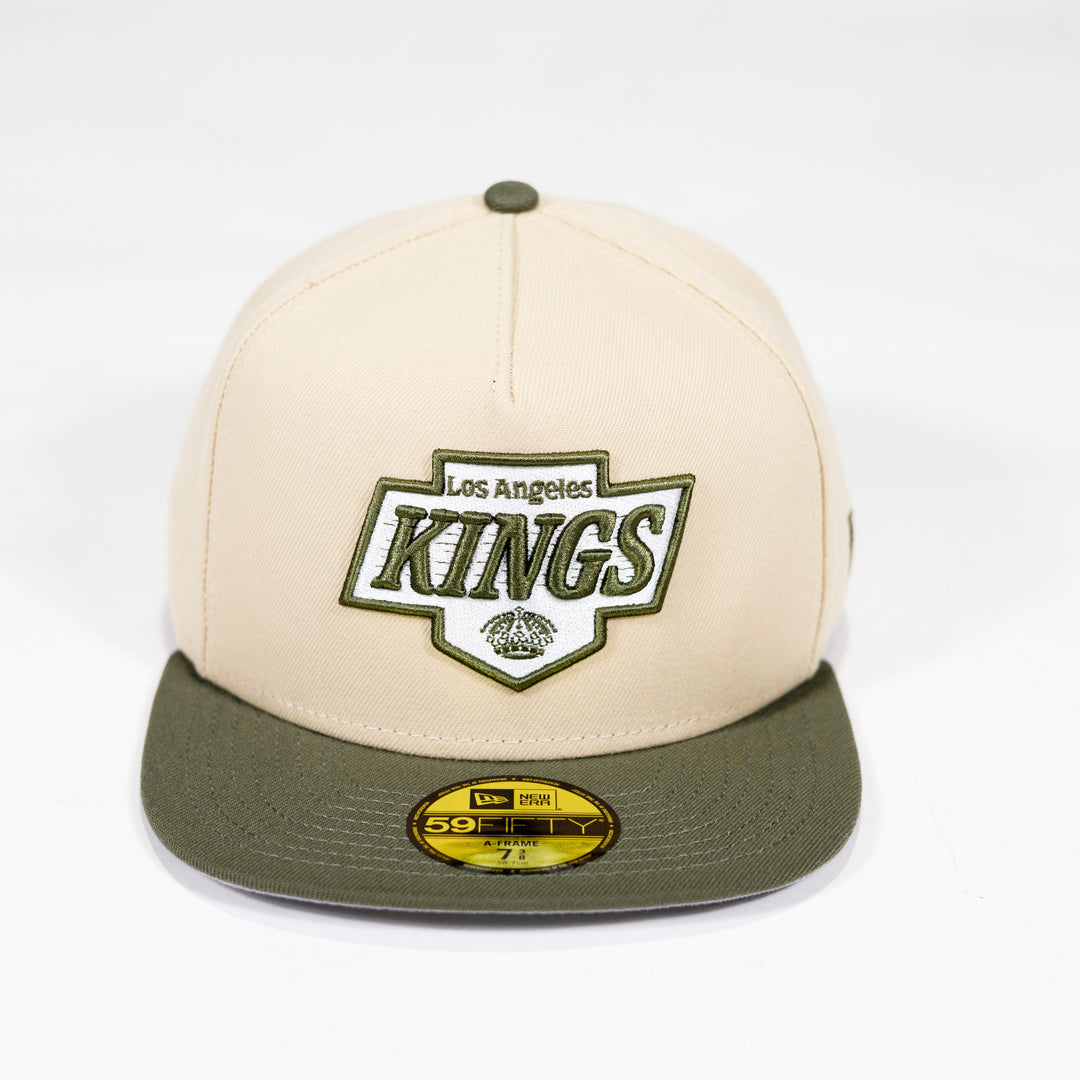 KINGS 5950 CLR PK25 2T TAN OLIVE FITTED HAT