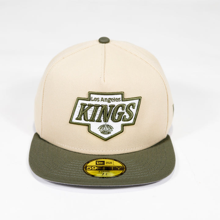 KINGS 5950 CLR PK25 2T TAN OLIVE FITTED HAT