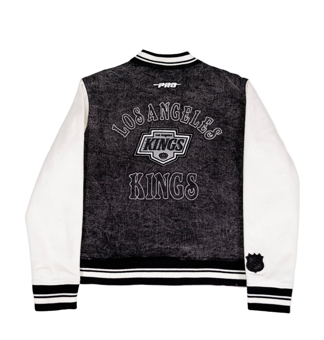 KINGS WMNS REBEL ATHLETICS DENIM JACKET