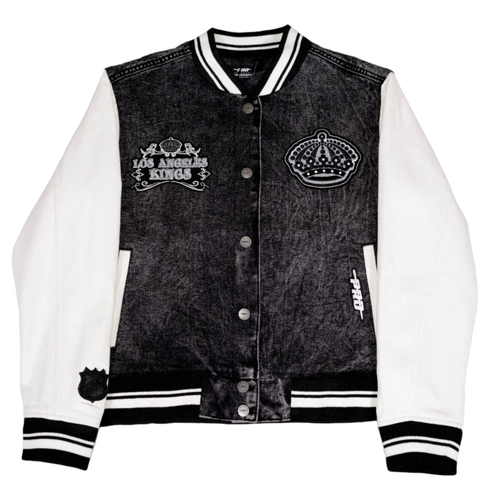 KINGS WMNS REBEL ATHLETICS DENIM JACKET