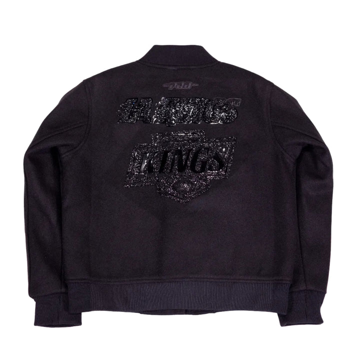 KINGS WMNS WASHED VARSITY JACKET