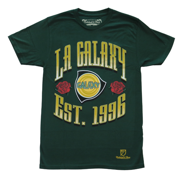 LA Galaxy 2023 Mitchell & Ness Retro Rose Green T-Shirt – TEAM LA