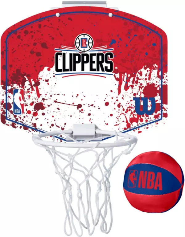 LA Clippers Wilson Red DRV Mini Hoop