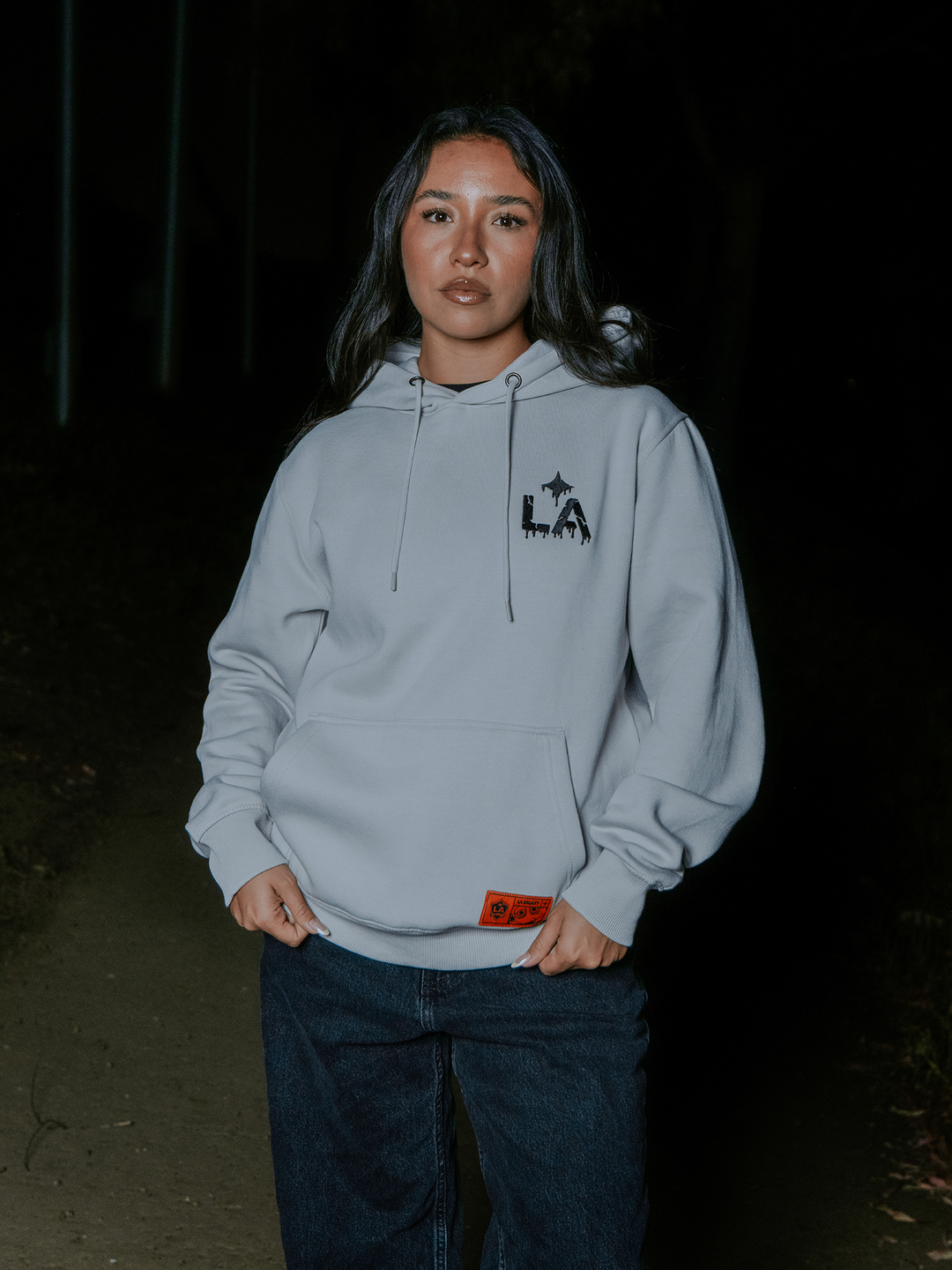 LA Galaxy Unisex Cozmo Zombie Hoodie - Grey