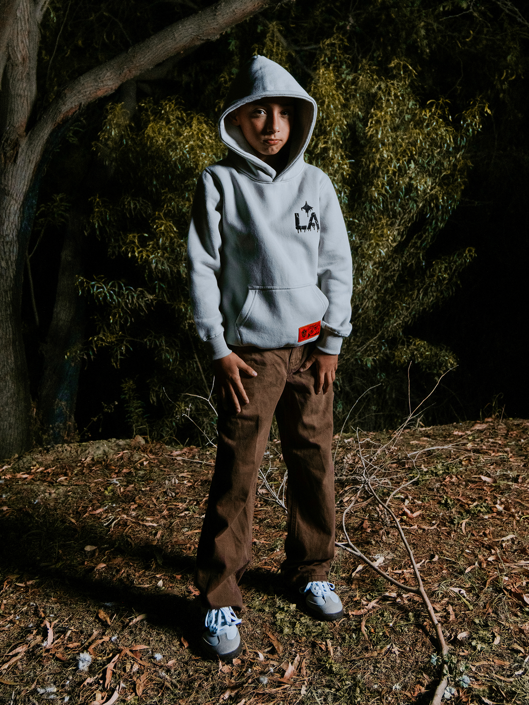 LA Galaxy Youth Cozmo Zombie Hoodie - Grey