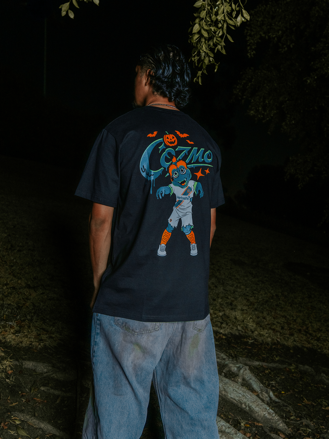 LA Galaxy Unisex Cozmo Zombie Tee - Black
