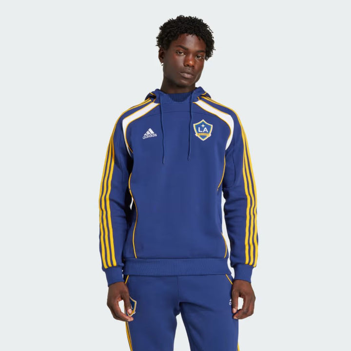 LA Galaxy 2025 adidas Travel Navy Hoodie