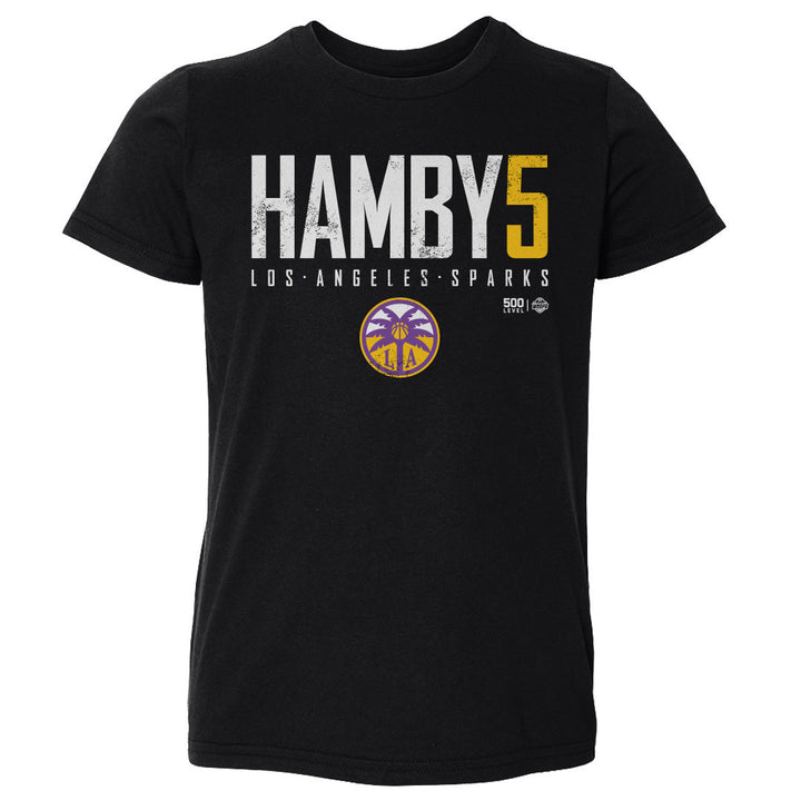 Dearica Hamby Los Angeles Sparks Elite WHT