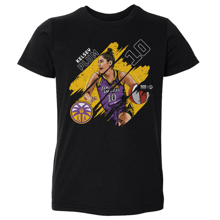 Kelsey Plum Los Angeles Sparks Stripes WHT
