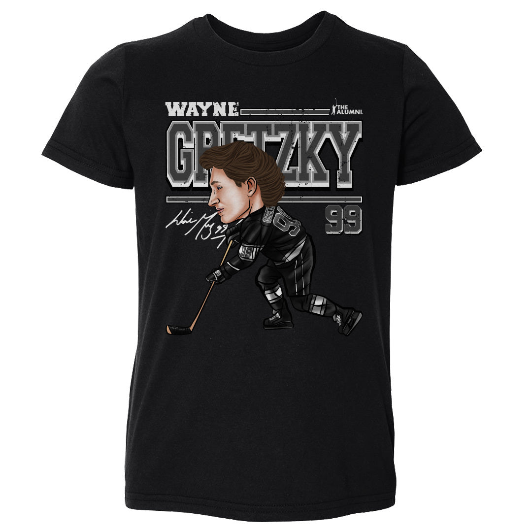 Wayne Gretzky Los Angeles Cartoon WHT