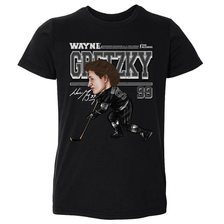Wayne Gretzky Los Angeles Cartoon WHT